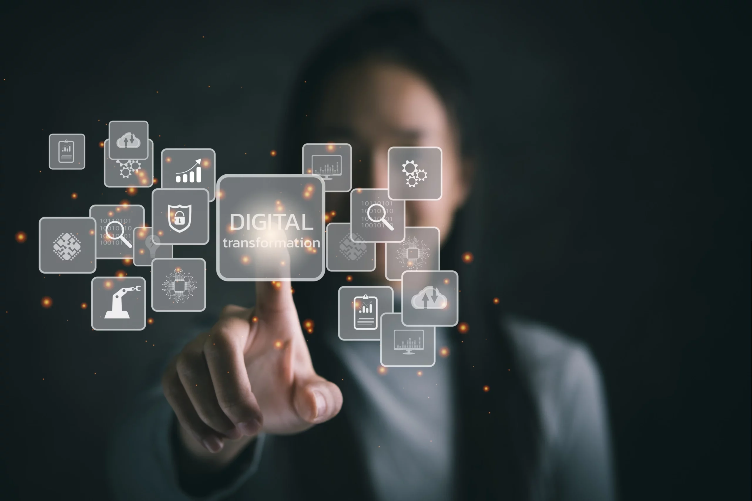 Icone Digital transformation