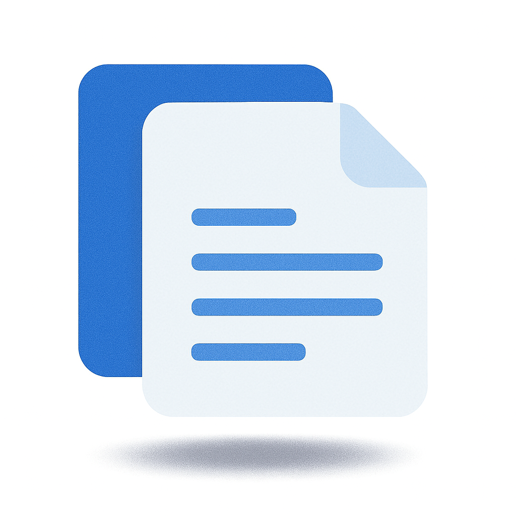 Icone plusieurs documents