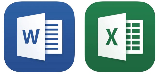 Illustration Word et Excel